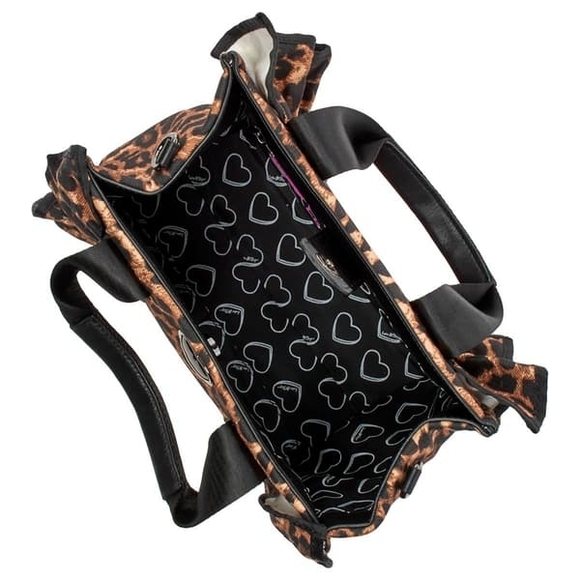 Betsey Johnson Leopard and Black Tote - Picture 4 of 4